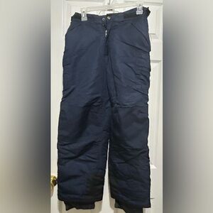 Cherokee Navy Snow Cargo Pants with multiple pockets and cuffed legs